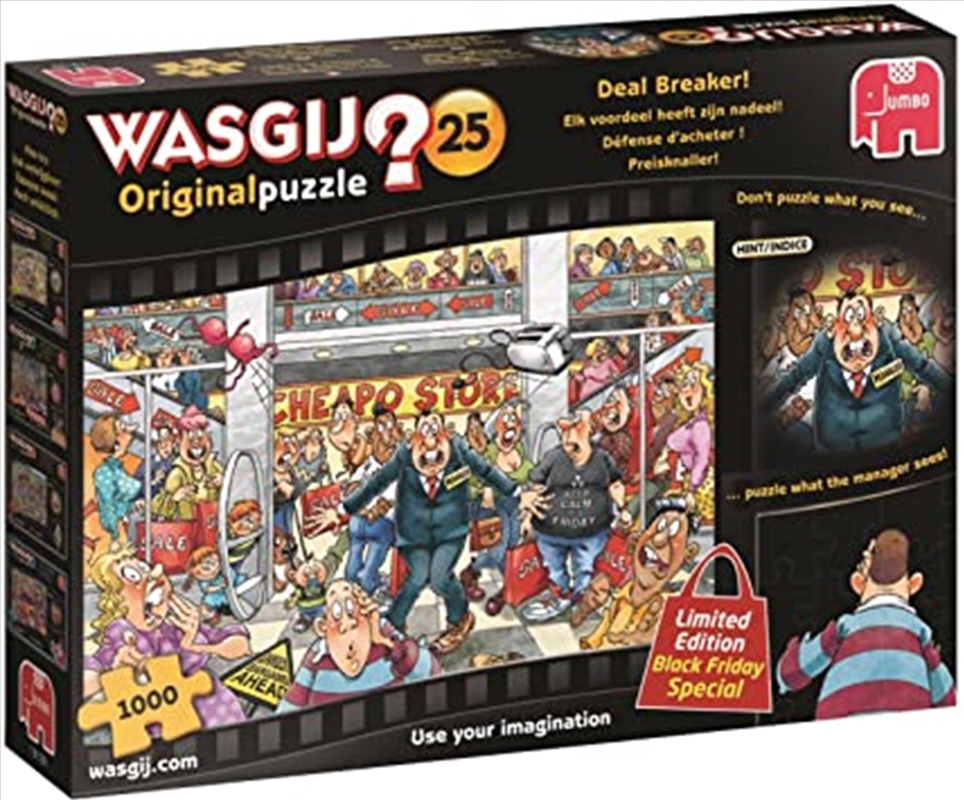 Wasgij 1000 Piece Puzzle - Original Deal Breaker/Product Detail/Jigsaw Puzzles