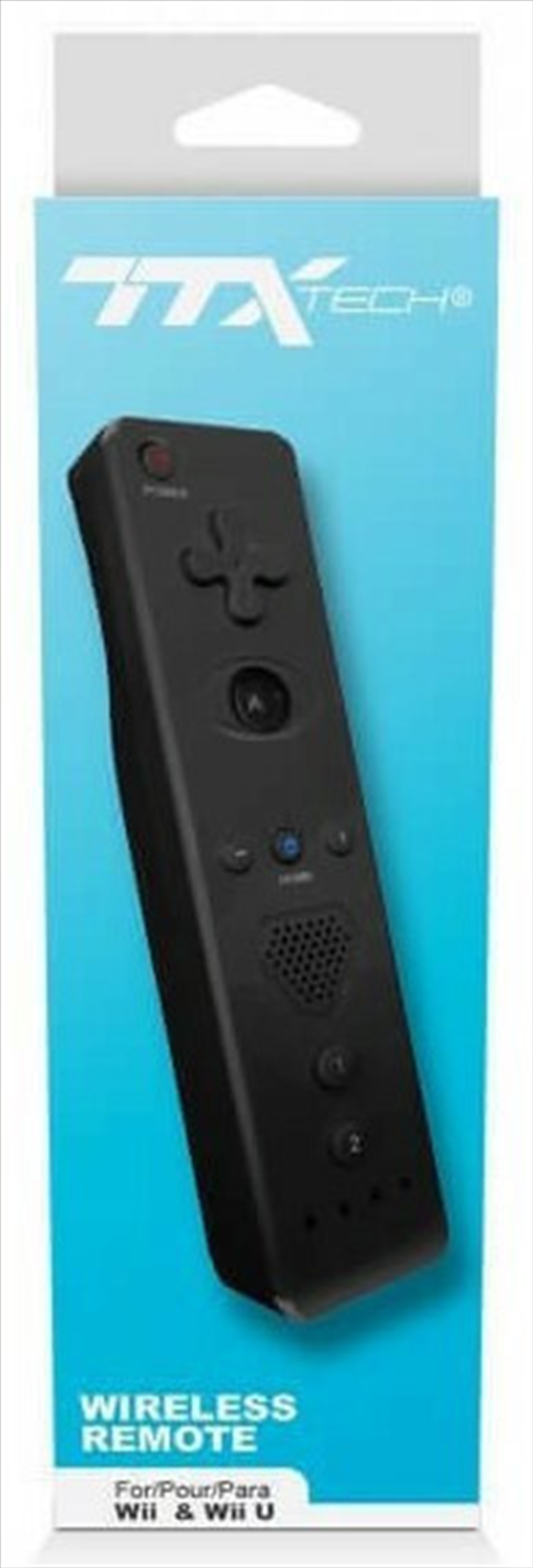 Wii/WiiU TTX Tech Wireless Remote Controller - Black/Product Detail/Consoles & Accessories