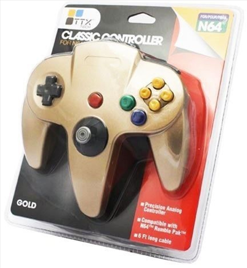 N64 Controller Replica Gold/Product Detail/Consoles & Accessories