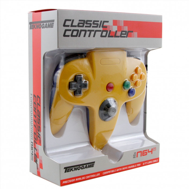 N64 Controller Replica Yellow/Blue/Product Detail/Consoles & Accessories