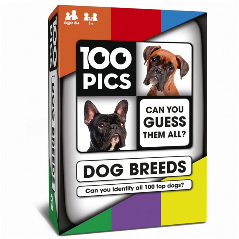 100 PICS Quizz Dog Breeds/Product Detail/Card Games