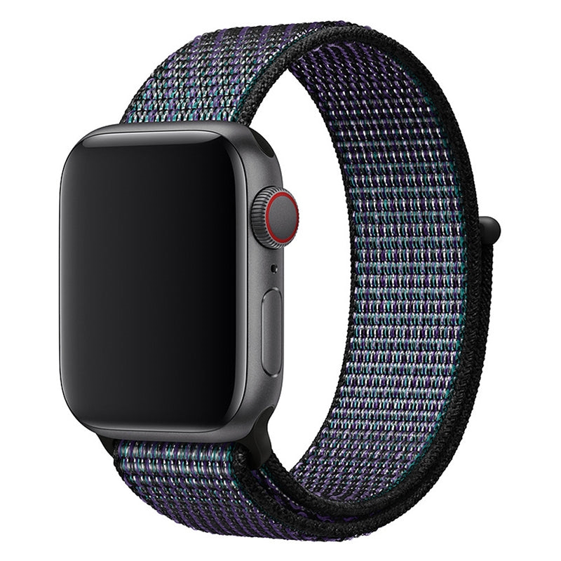 Apple Watch Velcro Replacement Band - Grey/Blue/Product Detail/Watches