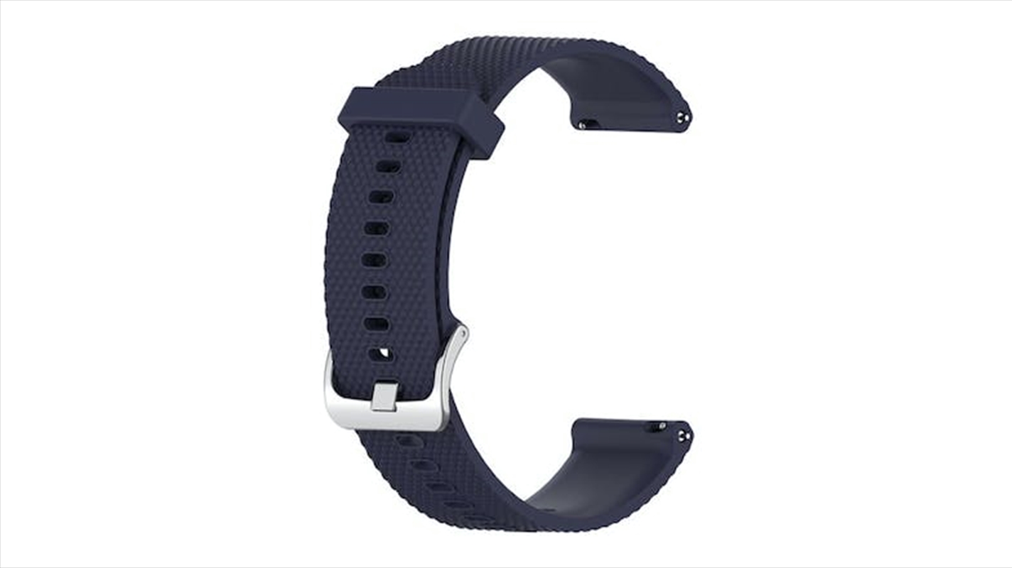 Diamond Texture Universal Strap - 20mm - Navy/Product Detail/Watches