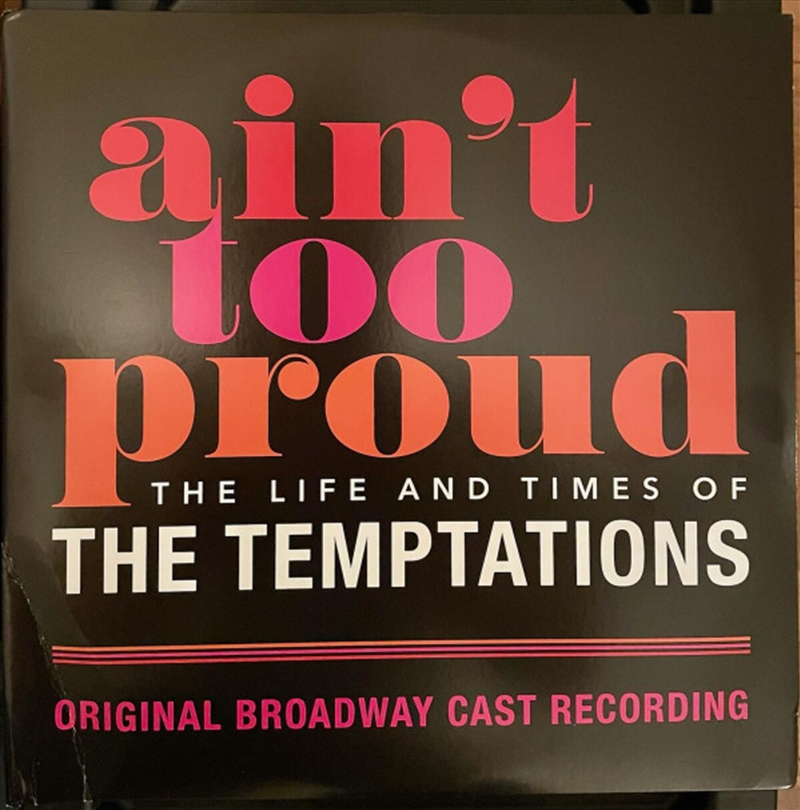 Ain't Too Proud: Life & Times Of Temptation / Original Broadway Cast Recording/Product Detail/Soundtrack