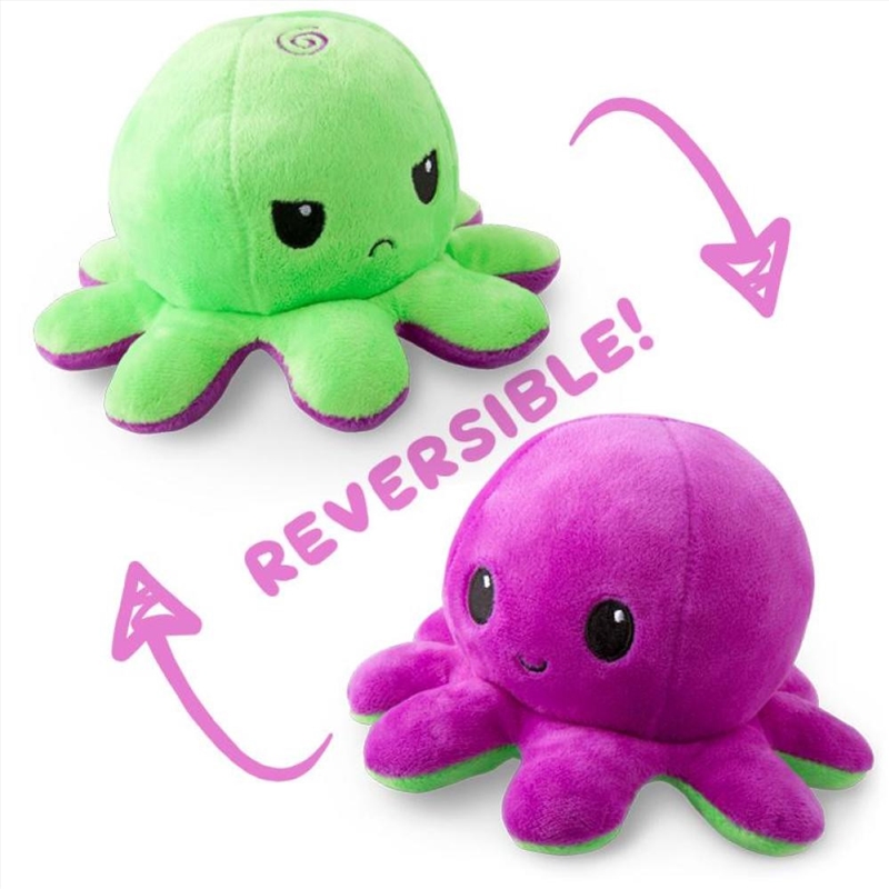 Reversible Plushie - Octopus Green/Purple/Product Detail/Plush Toys