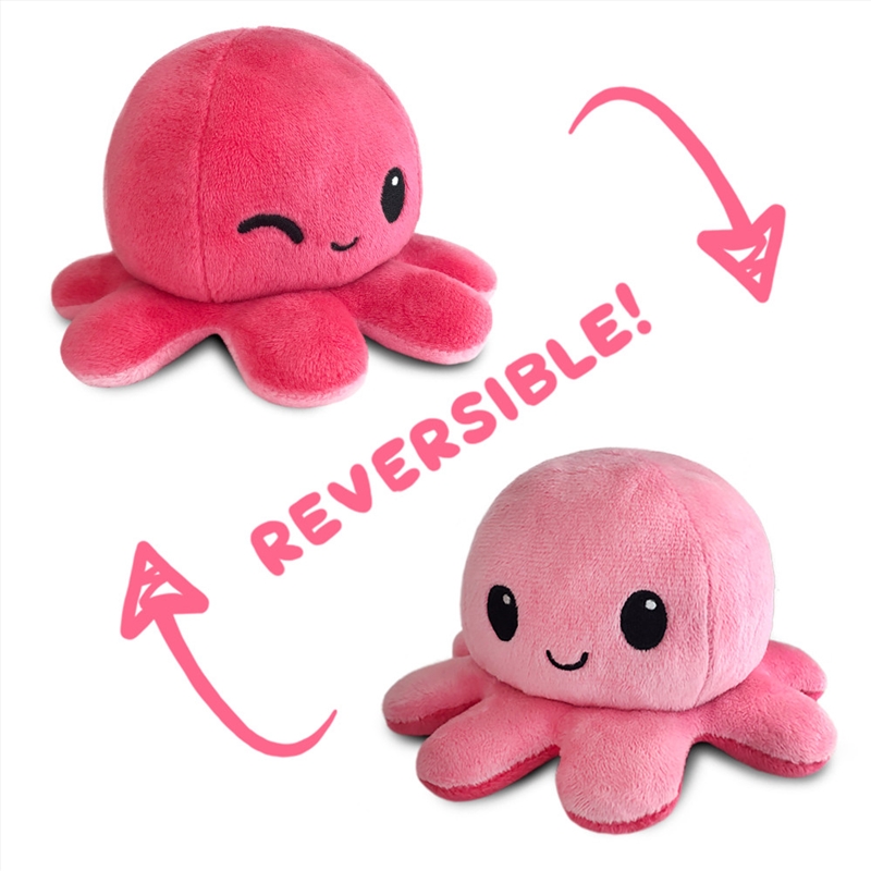 Reversible Plushie - Octopus Happy/Wink/Product Detail/Plush Toys