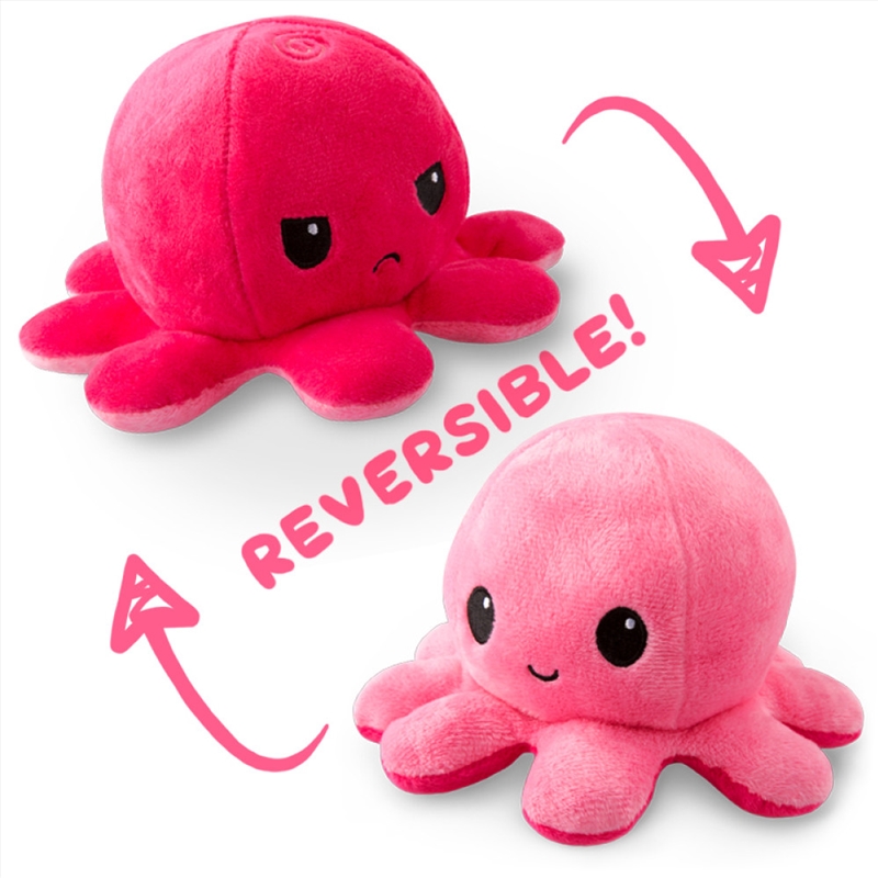 Reversible Plushie - Octopus Pink/Light Pink/Product Detail/Plush Toys