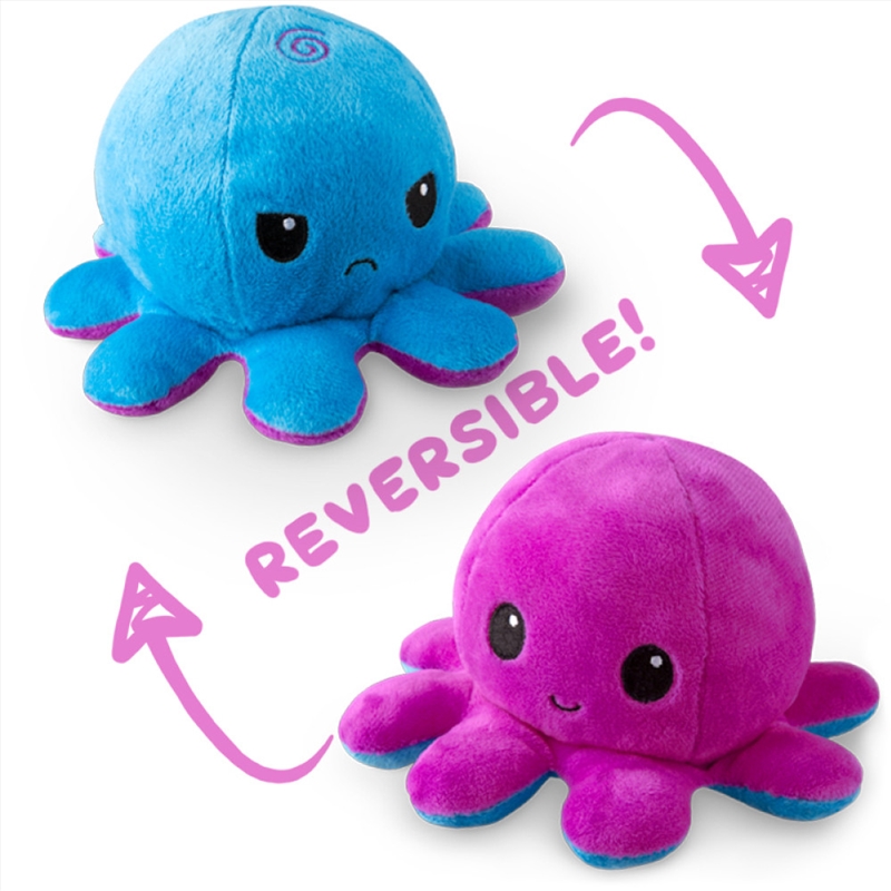 Reversible Plushie - Octopus Purple/Blue/Product Detail/Plush Toys