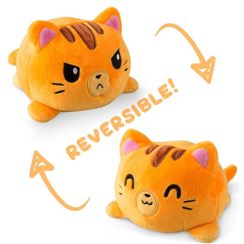 Reversible Plushie - Orange Tabby Cat/Product Detail/Plush Toys