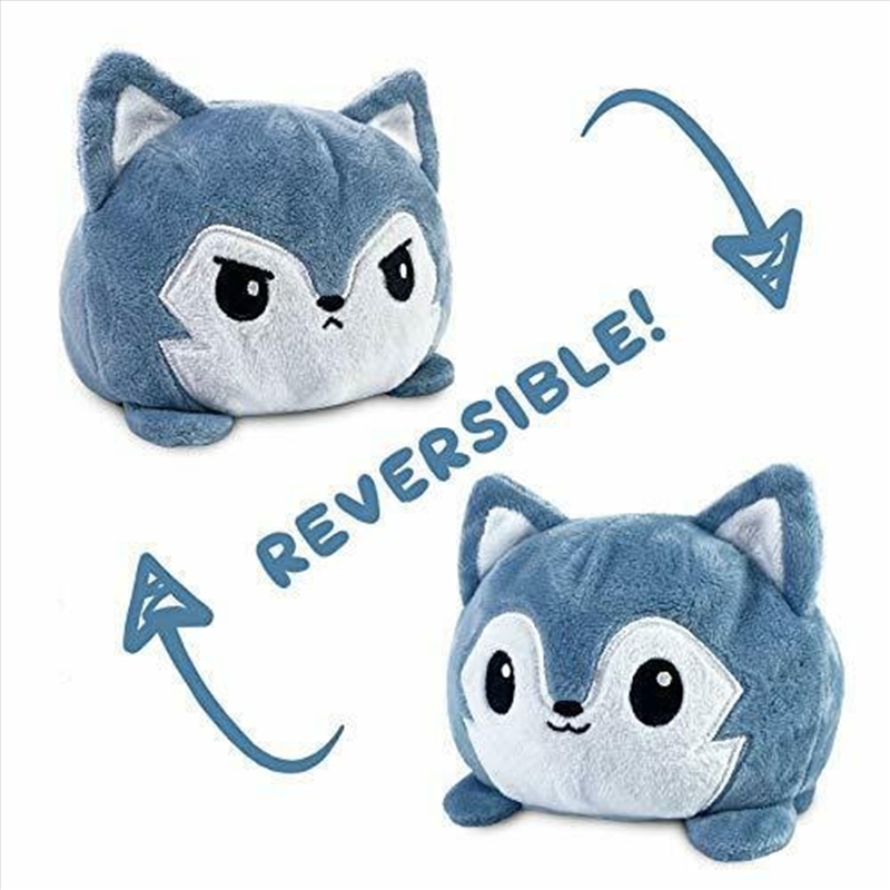 Reversible Plushie - Wolf Gray/White/Product Detail/Plush Toys