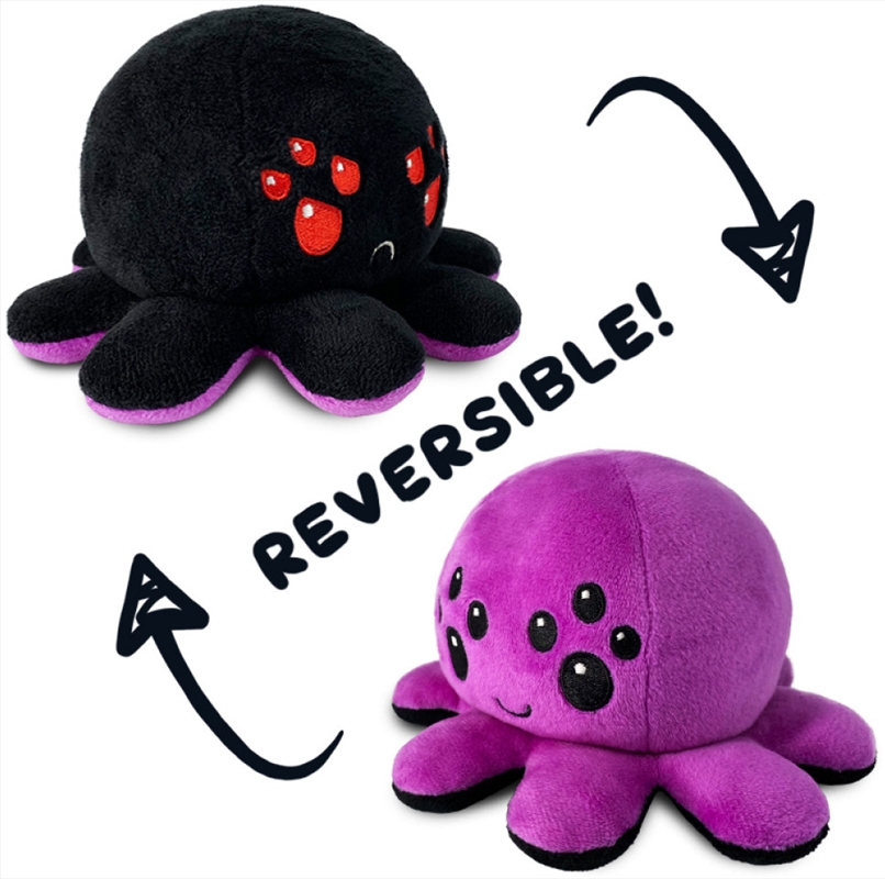 Reversible Plushie - Spider Black/Purple/Product Detail/Plush Toys