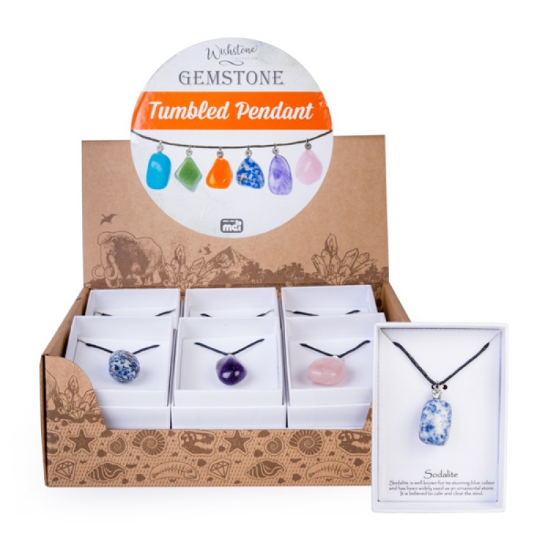 Tumbled Gemstone Pendant (SENT AT RANDOM)/Product Detail/Gems