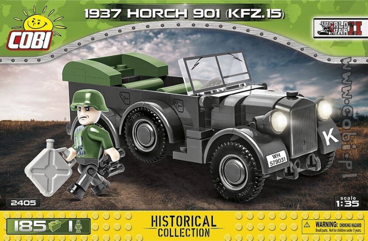 WW2 - 137 Horch 901 KFZ.15 185 pcs/Product Detail/Figurines