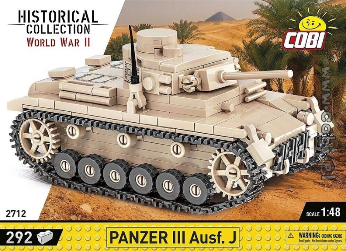 WW2 - Panzer III Ausf.J 292 pcs/Product Detail/Figurines