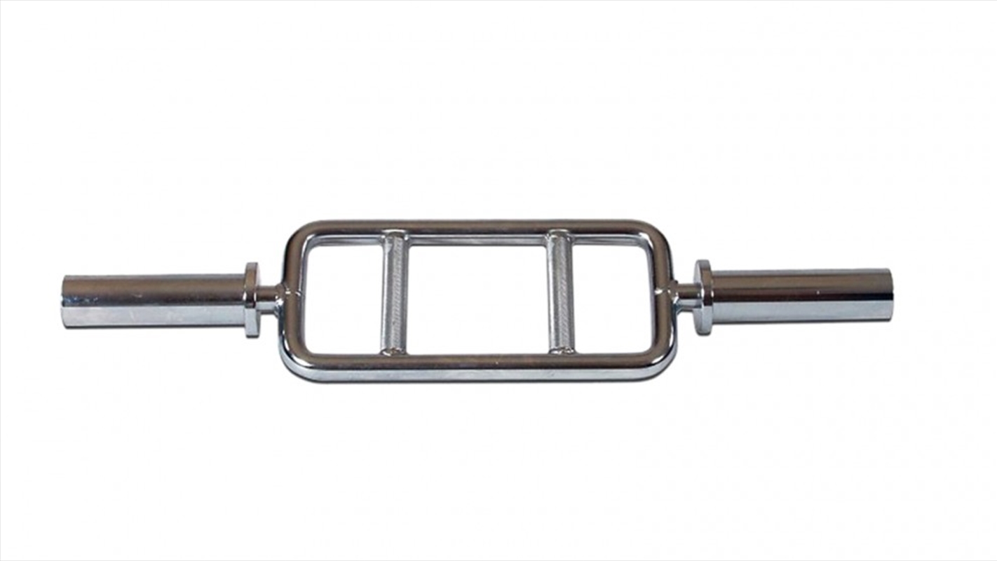 Chrome Olympic Tricep Bar Barbell Heavy Duty with Spring Collars/Product Detail/Gym Accessories