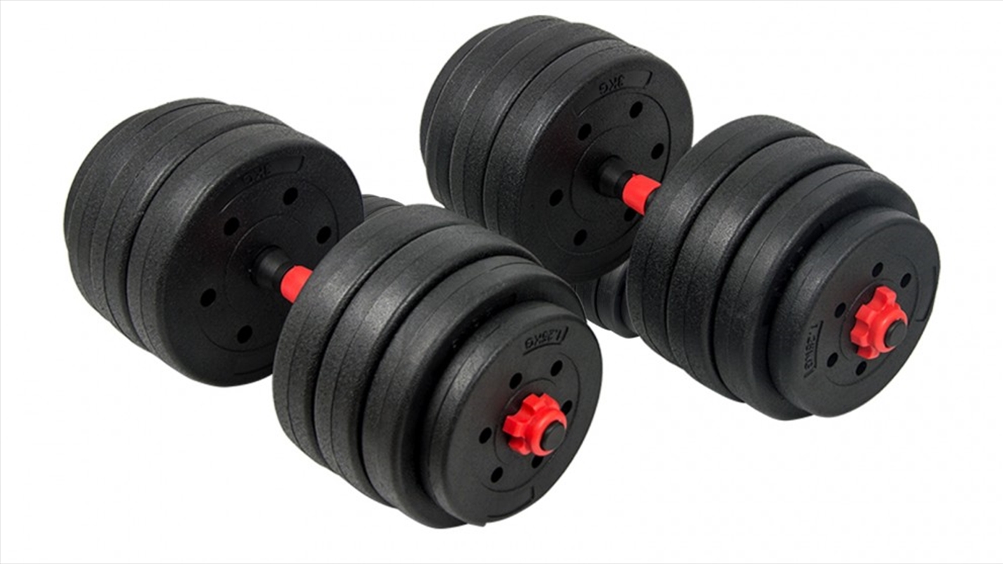 40kg Adjustable Rubber Dumbbell Set Barbell Home GYM Exercise Weights/Product Detail/Gym Accessories