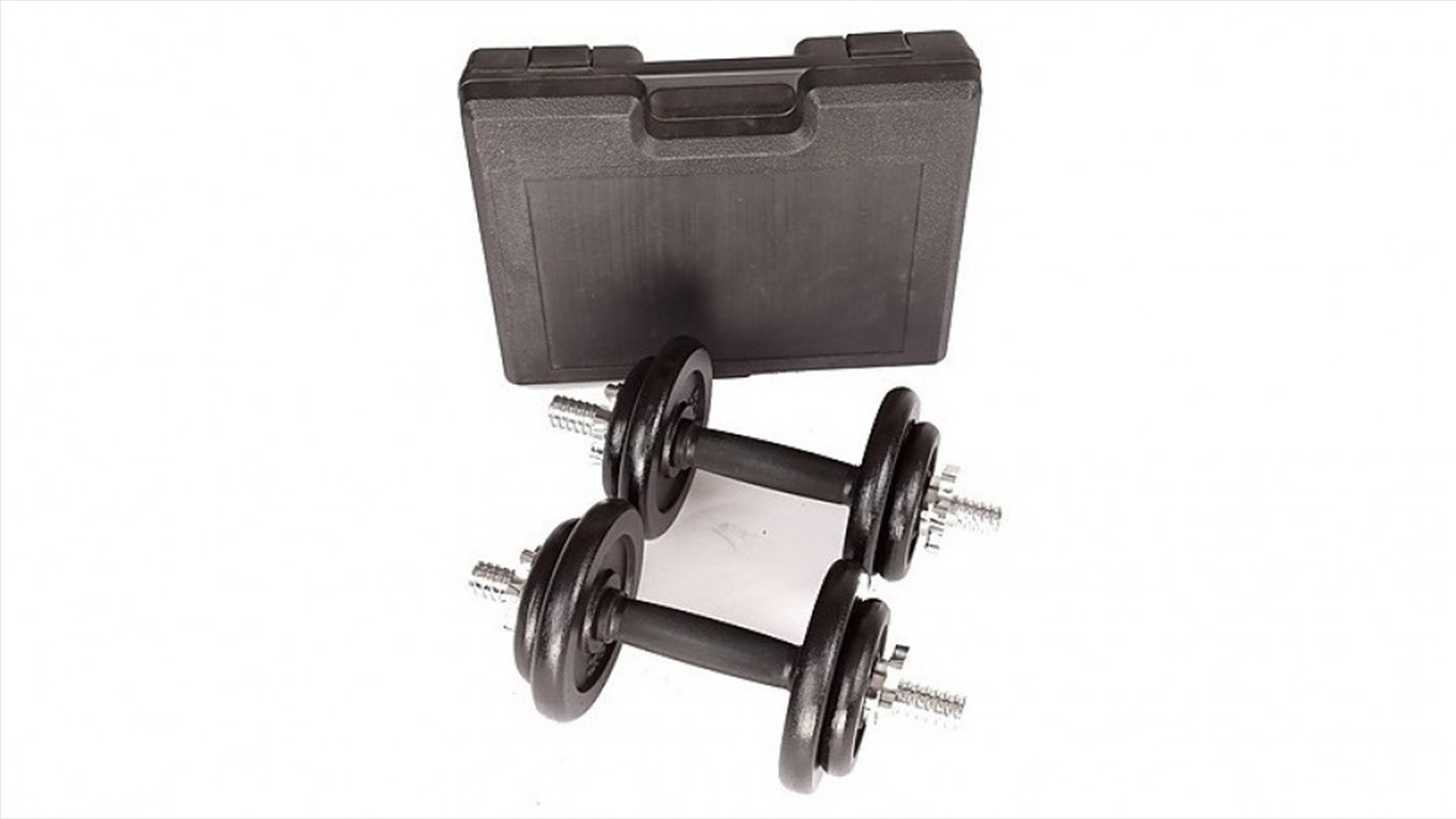 20kg Black Dumbbell Set with Carrying Case/Product Detail/Gym Accessories