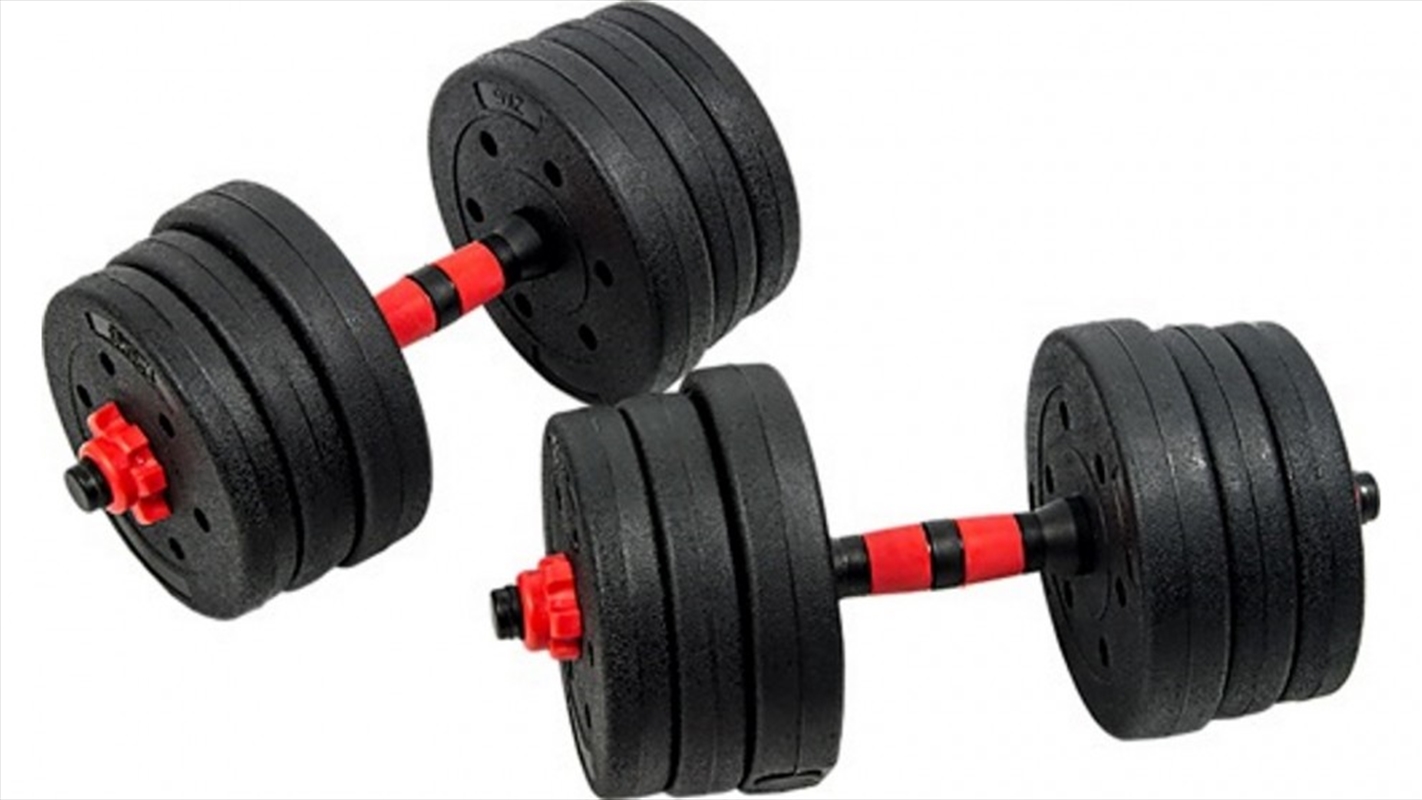 20kg Adjustable Rubber Dumbbell Set Barbell Home GYM Exercise Weights/Product Detail/Gym Accessories