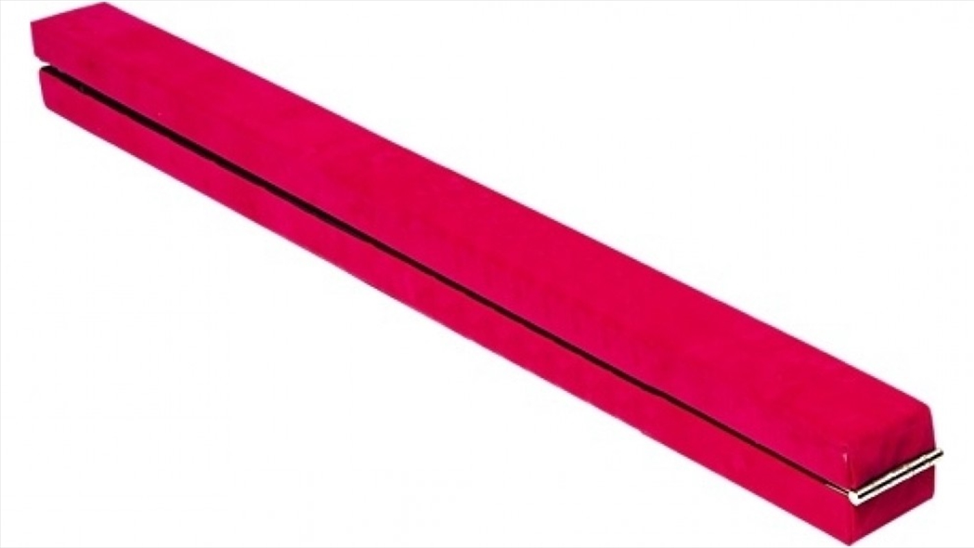 2.4m (8FT) Gymnastics Folding Balance Beam Pink Synthetic Suede/Product Detail/Gym Accessories