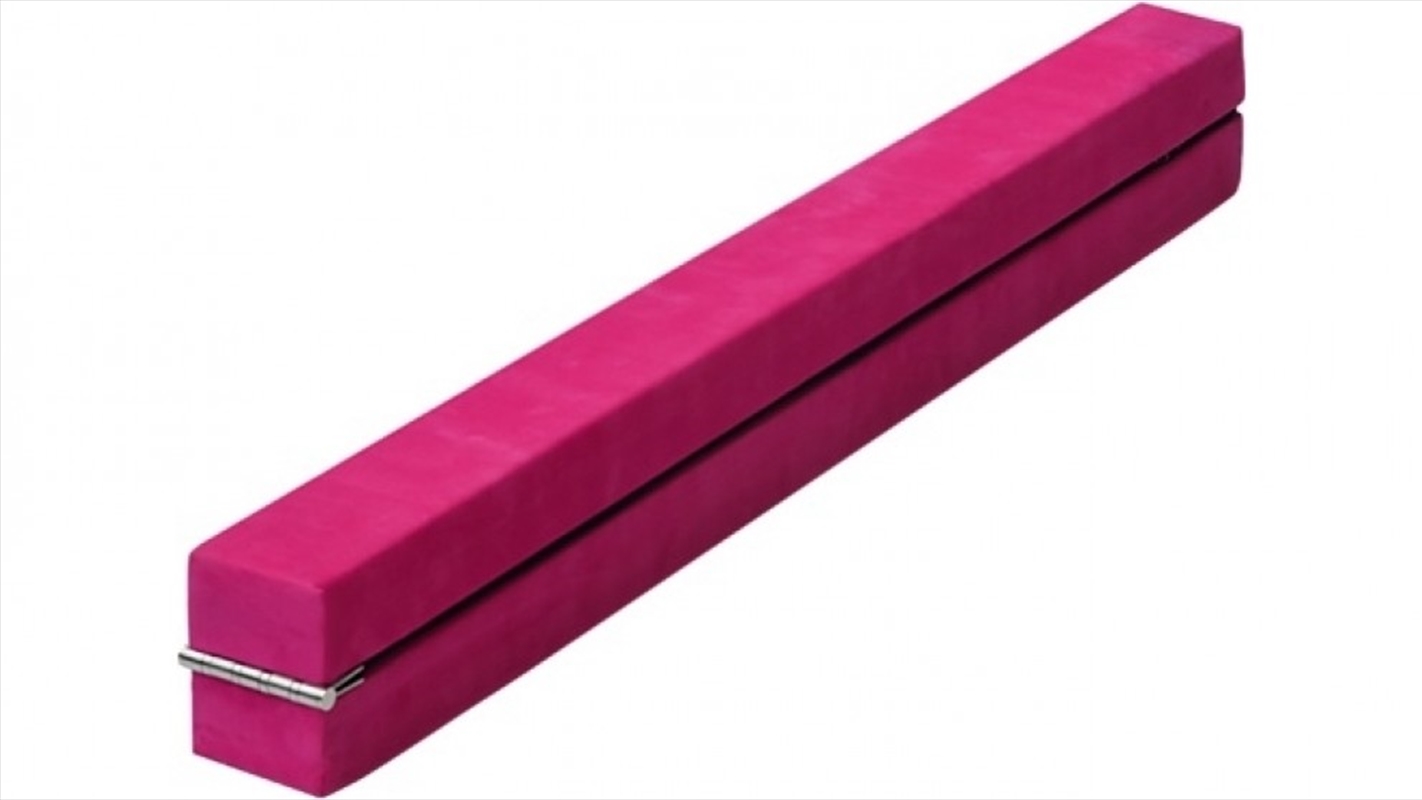 2.2m Gymnastics Folding Balance Beam Pink Synthetic Suede/Product Detail/Gym Accessories