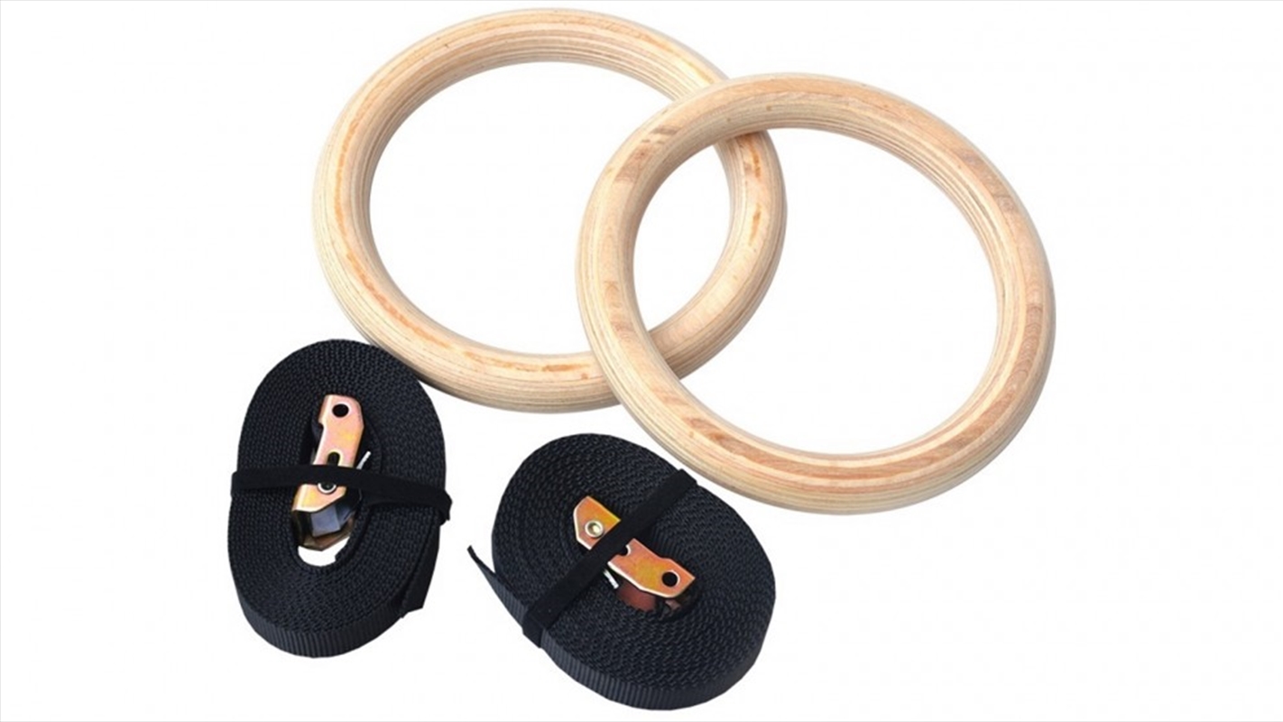 32mm Wooden Gymnastic Rings Olympic Gym Rings Strength Training/Product Detail/Gym Accessories