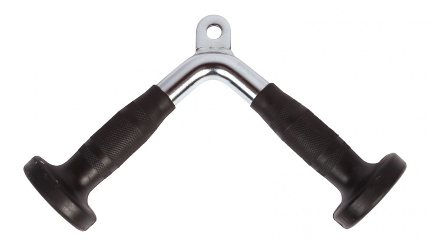 Randy & Travis Rubber-Coated Tricep Pushdown Bar Attachment/Product Detail/Gym Accessories