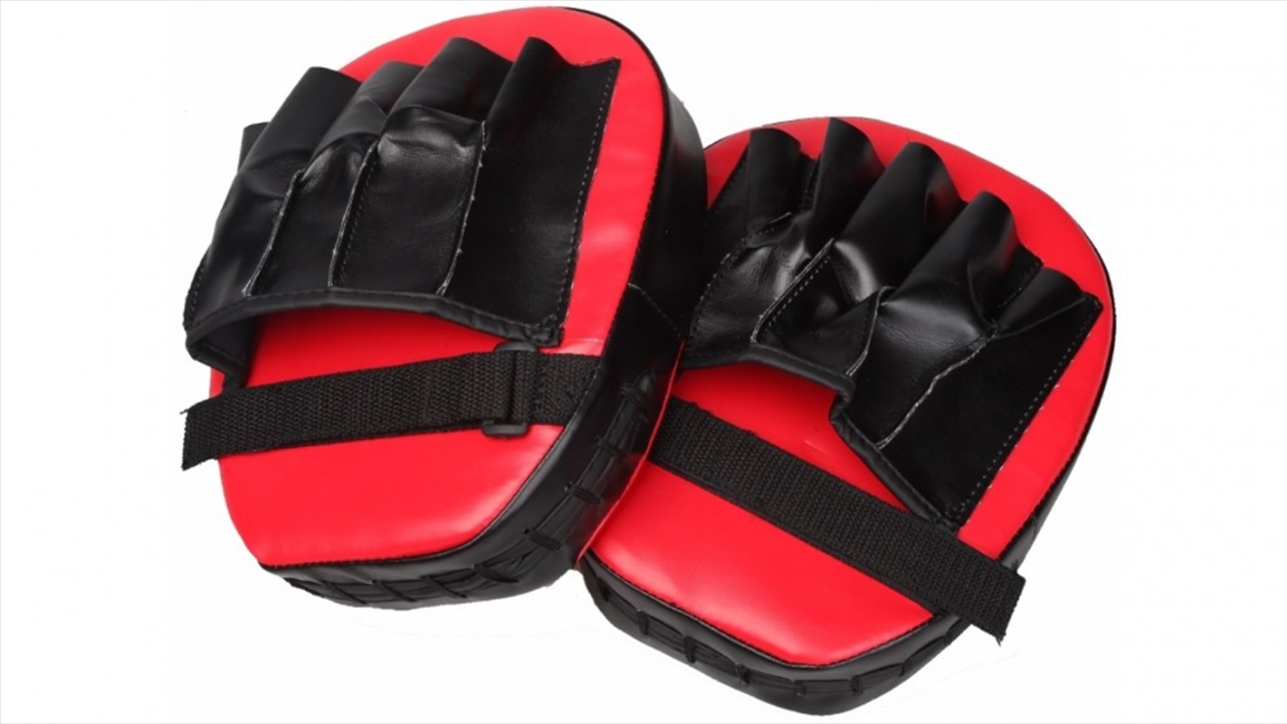 2 x Thai Boxing Punch Focus Gloves Kit Training Red & Black/Product Detail/Gym Accessories