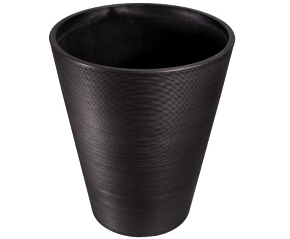 Decorative Textured Round Black Planter 47cm/Product Detail/Sport & Outdoor