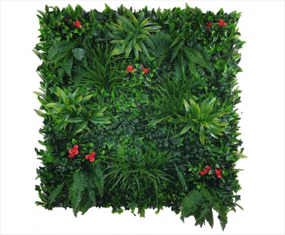 Elegant Red Rose Vertical Garden / Green Wall UV Resistant 100cm x 100cm/Product Detail/Sport & Outdoor