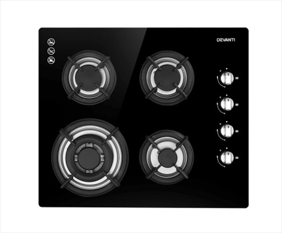 Gas Cooktop 60cm 4 Burner Glass/Product Detail/Kitchenware