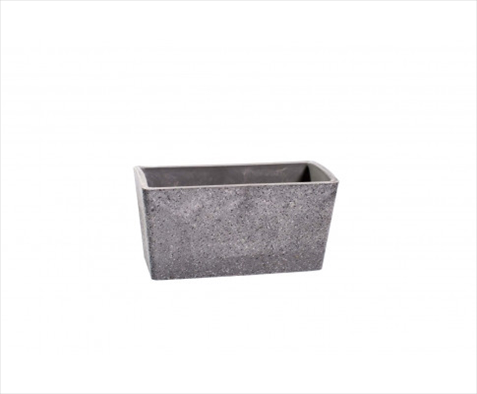 Imitation Stone Grey Rectangle Planter 27cm/Product Detail/Sport & Outdoor