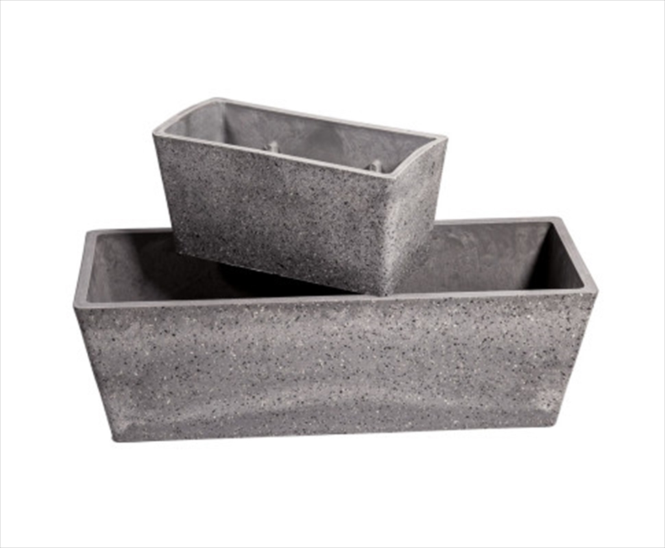 Imitation Stone Grey White Stone Rectangle Planter 50cm/Product Detail/Sport & Outdoor