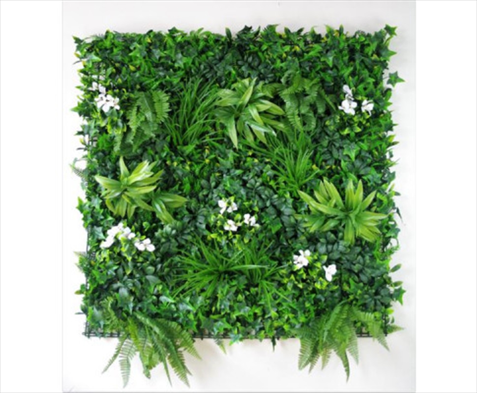 Snowy White Vertical Garden / Green Wall UV Resistant 100cm x 100cm/Product Detail/Sport & Outdoor