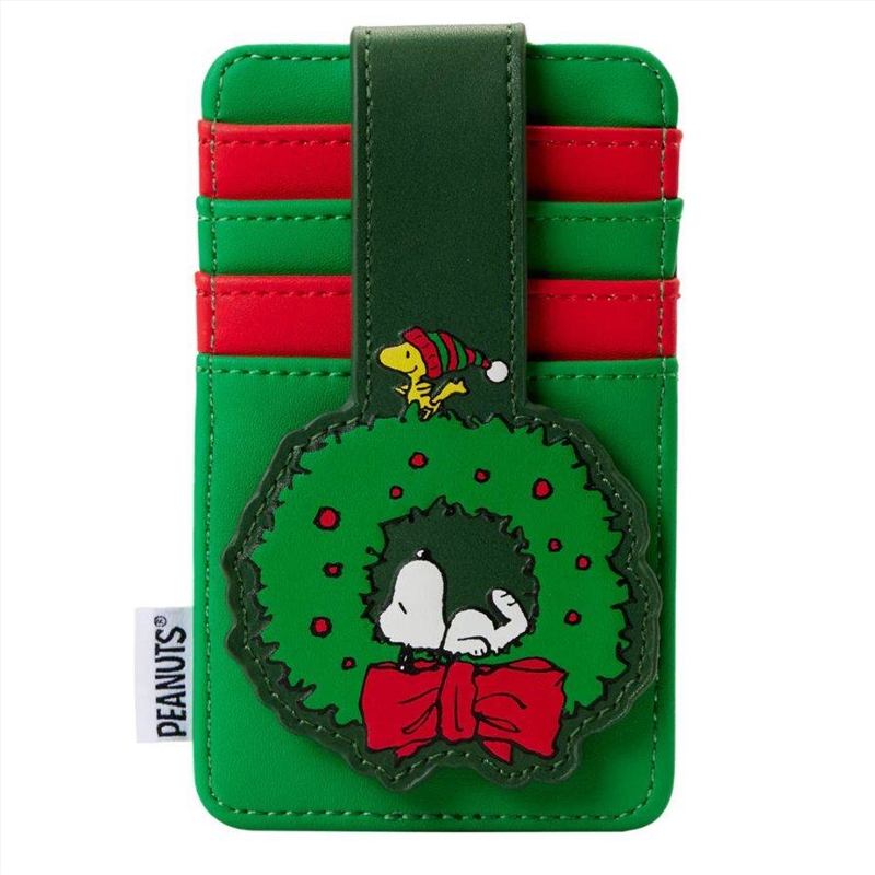 Loungefly Peanuts - Snoopy Woodstock Wreath Card Holder/Product Detail/Wallets