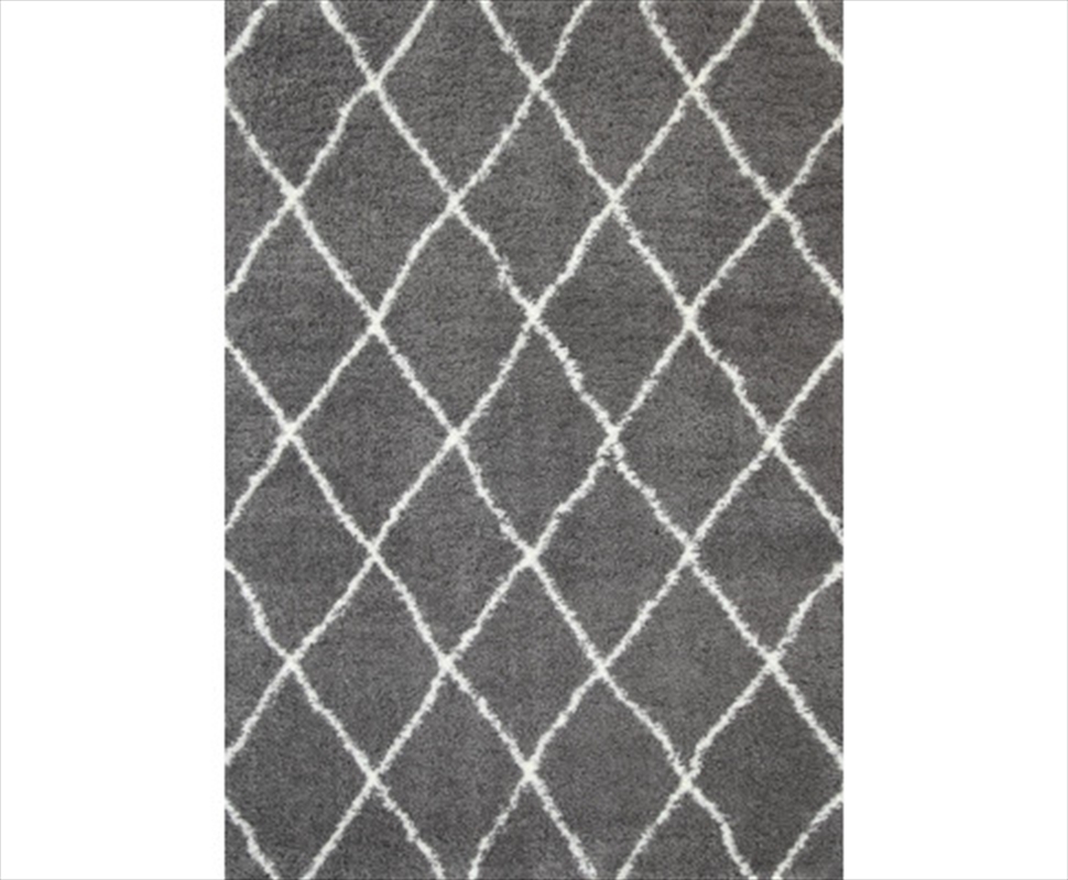 Grey Cream Diamond Rug 240x330cm/Product Detail/Homewares