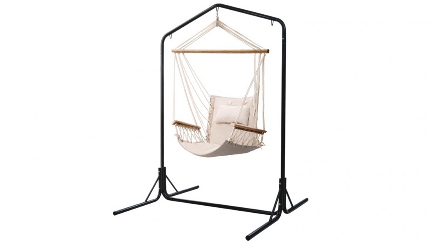 Hammock Chair With Stand Cream/Product Detail/Outdoor