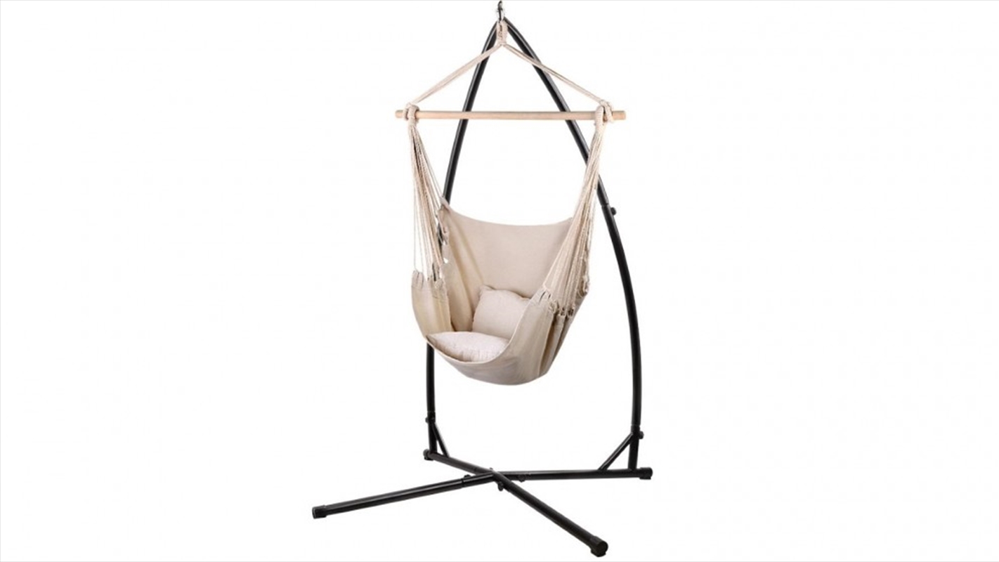 Hammock Chair With Stand Cream/Product Detail/Outdoor