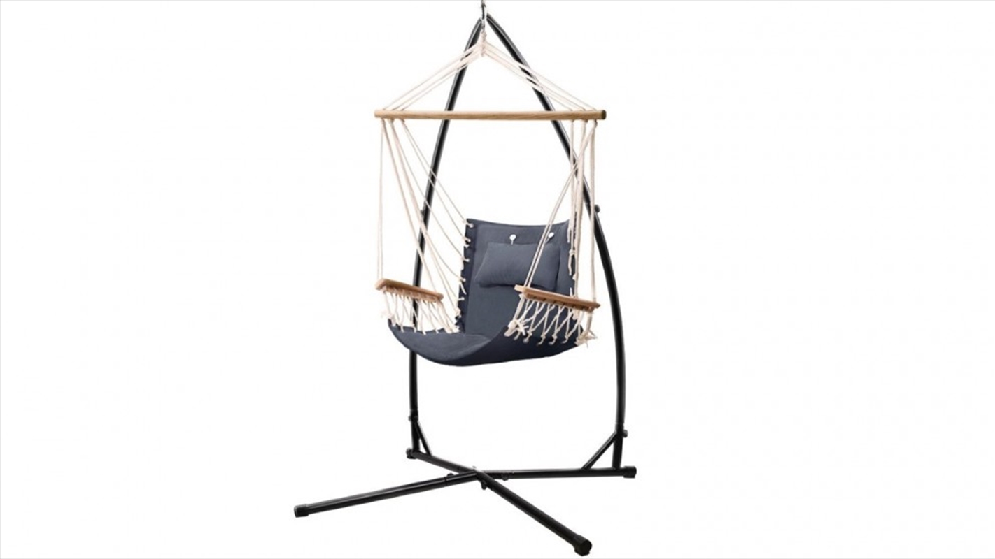 Hammock Chair With Stand Grey/Product Detail/Outdoor