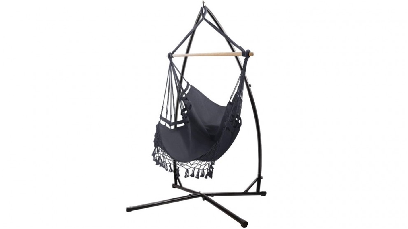 Hammock Chair With Stand Grey/Product Detail/Outdoor