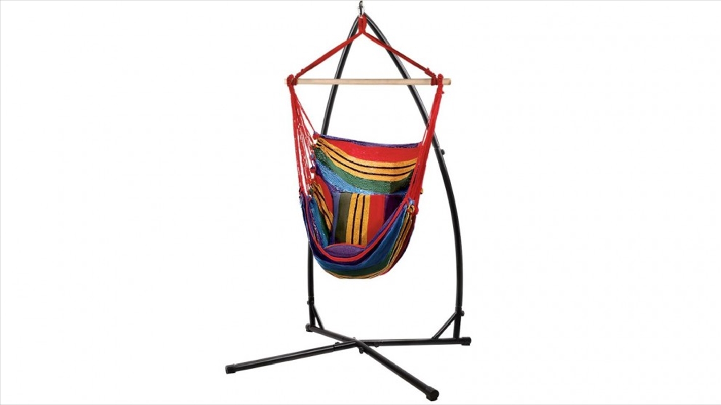 Hammock Chair With Stand Rainbow/Product Detail/Outdoor