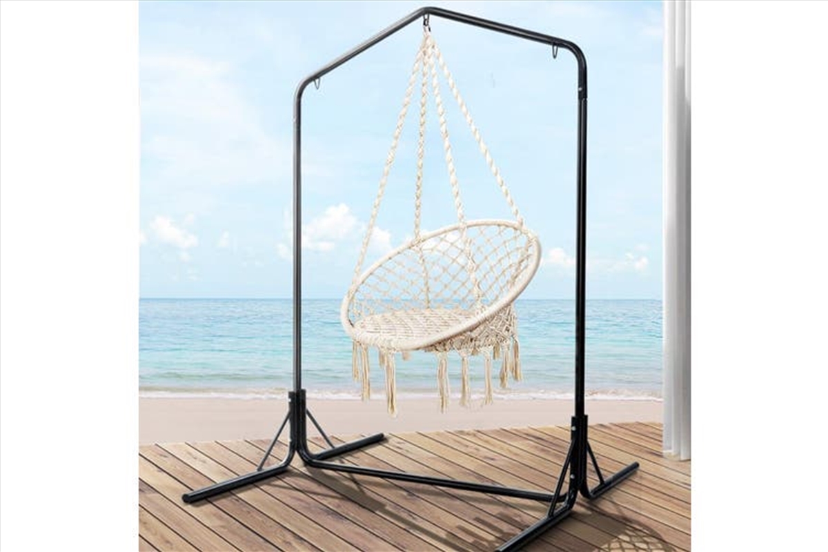 Hammock With Stand 124cm Cream/Product Detail/Outdoor