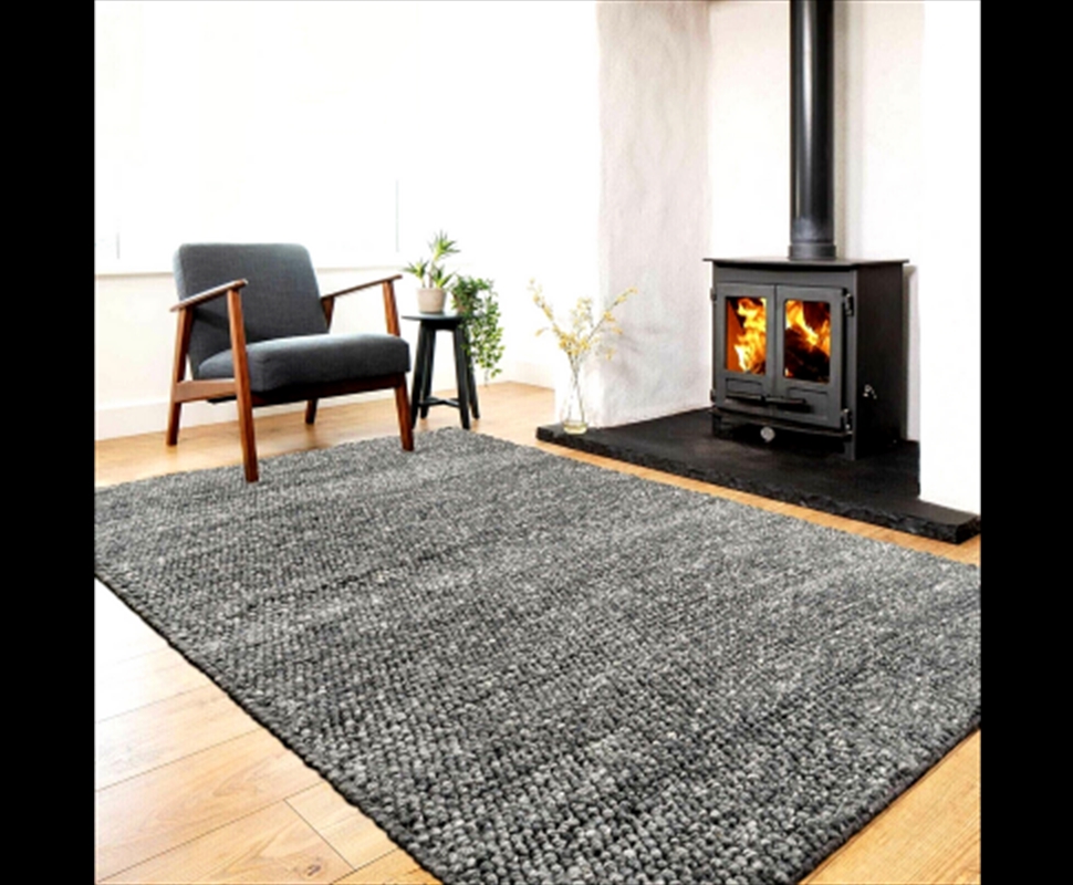 Pebble Charcoal Rug 130x 180cm/Product Detail/Homewares