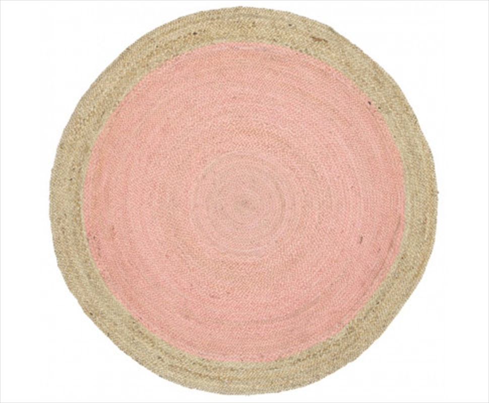 Pink Centre Round Rug 150x150cm/Product Detail/Homewares