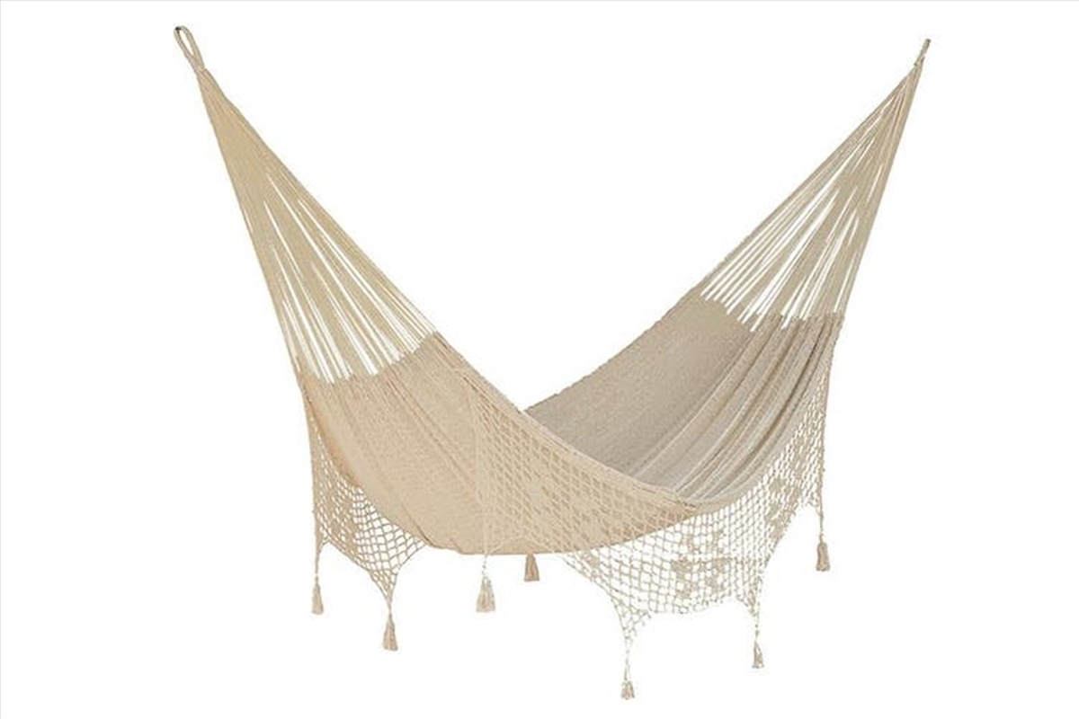 Queen Size Dlx Cotton Cream Colour Hammock/Product Detail/Outdoor