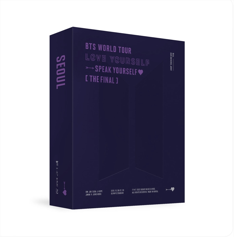 BTS - World Tour Love Yourself - Speak Yourself The Final/Product Detail/World