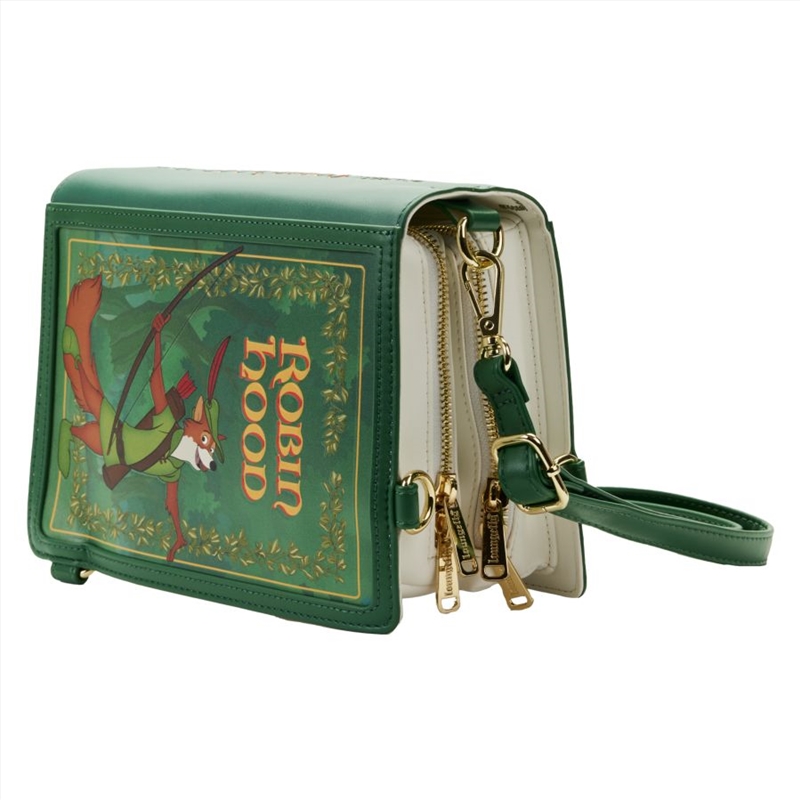 Loungefly Robin Hood (1973) - Classic Book Cover Convertible Crossbody/Product Detail/Bags