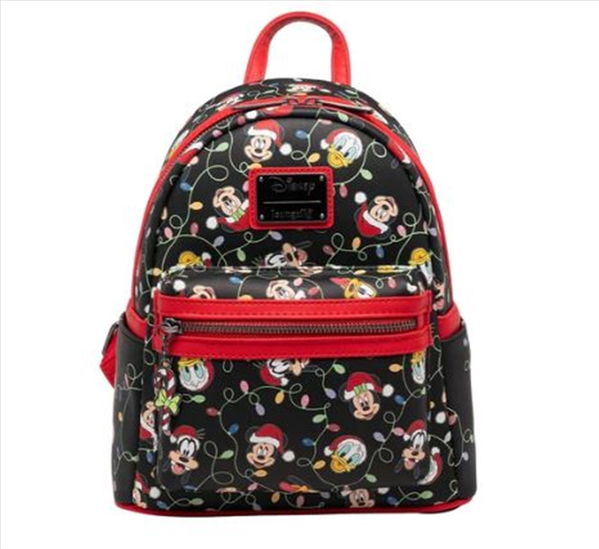 Loungefly Disney - Mickey & Friends Christmas Lights US Exclusive Backpack/Product Detail/Bags