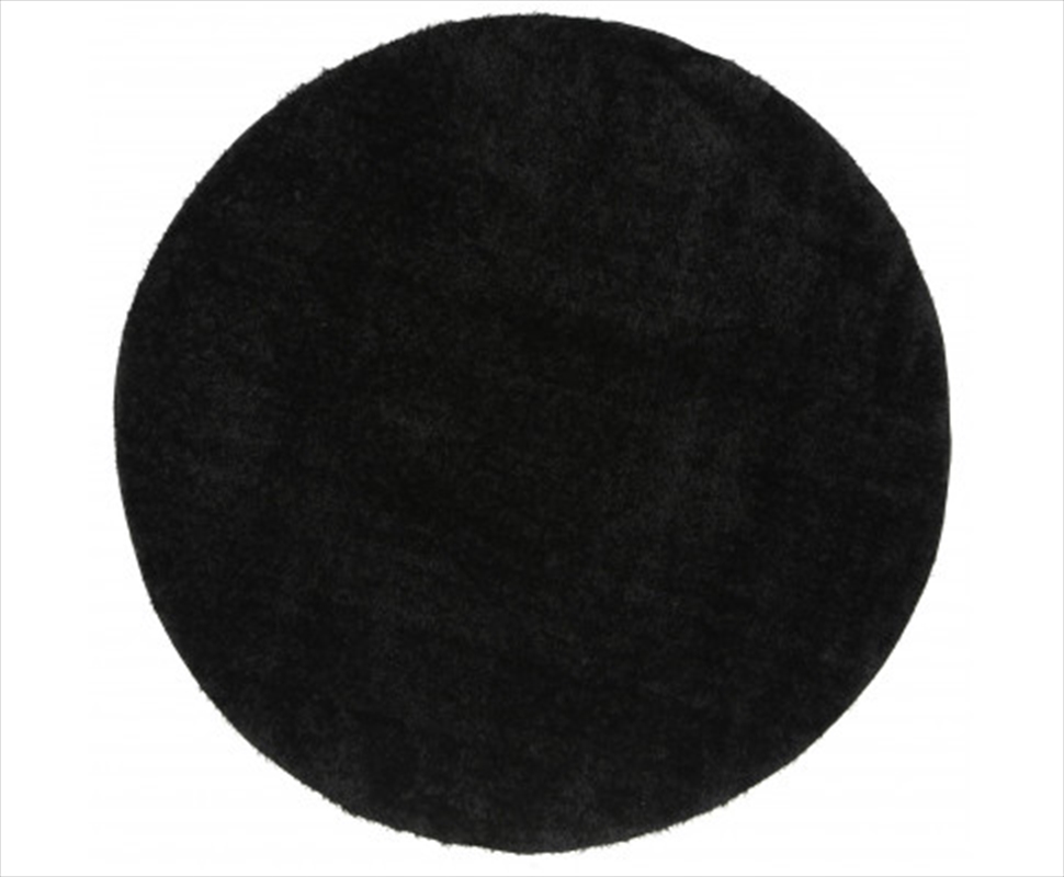 Round Black Rug 160x160cm/Product Detail/Homewares