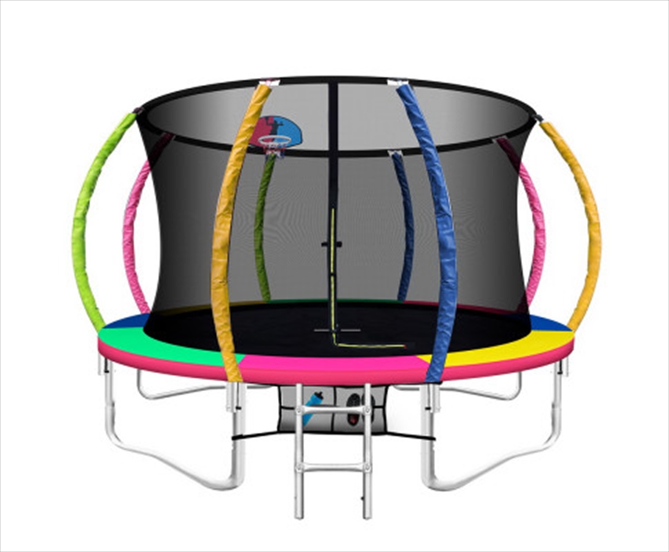 12ft Trampoline with Basketball Hoop - Multicolour/Product Detail/Sport & Outdoor