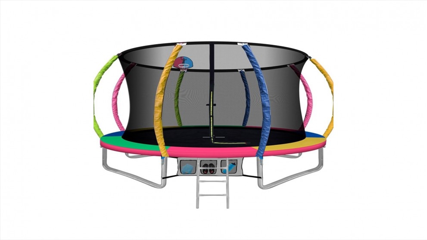 14ft Trampoline with Basketball Hoop - Multicolour/Product Detail/Sport & Outdoor